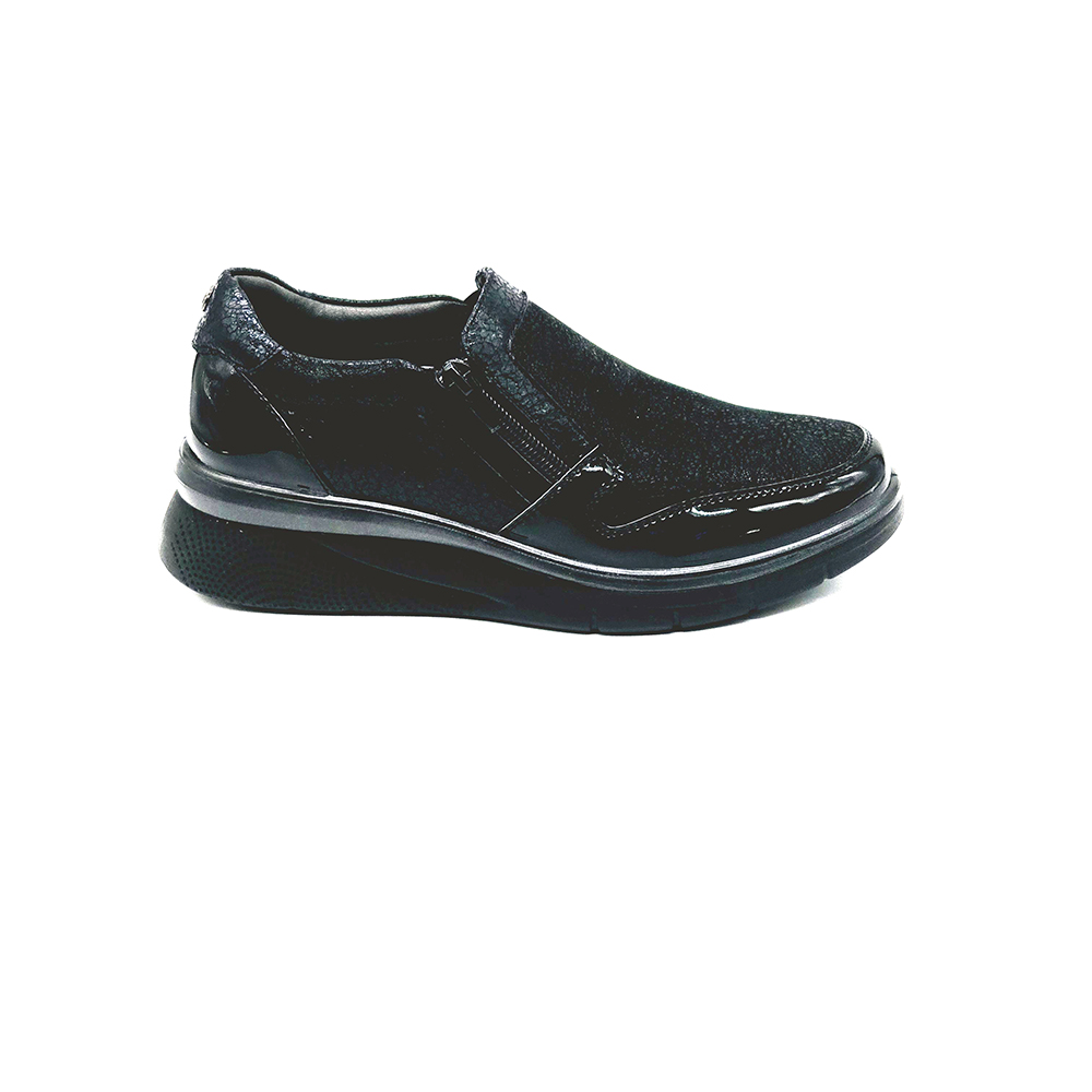 https://www.flyfoot.co.il/products/230271BLK.jpg נעל ספורטיבית רוכסן צידי