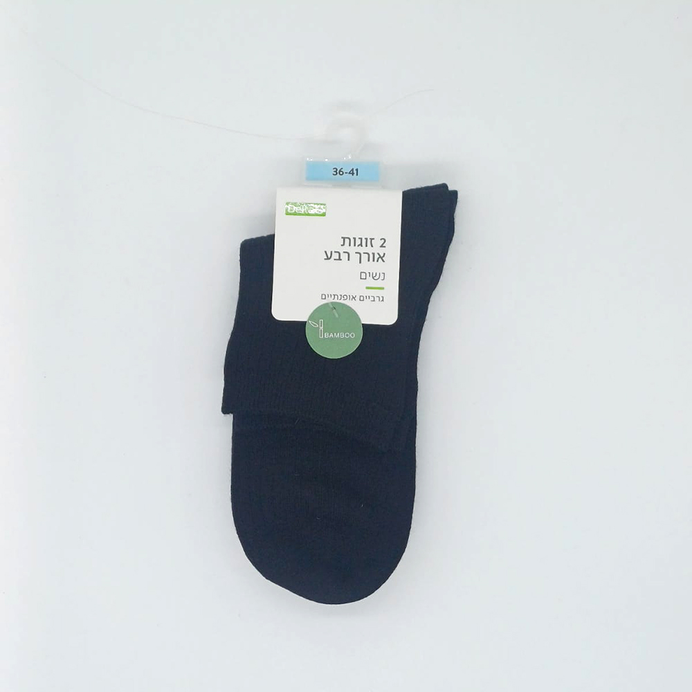 https://www.flyfoot.co.il/products/243201BLK.jpg גרבי נשים אורך רבע במבוק