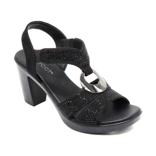 סנדל עקב אבנים וטבעת