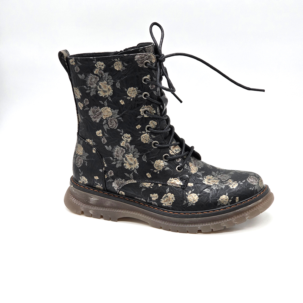 מגפון פרחוני שרוך ורוכסן