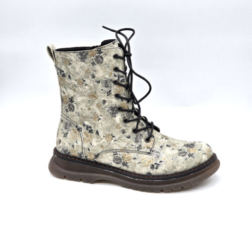 מגפון פרחוני שרוך ורוכסן