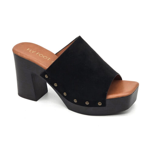 כפכף פלטפורמה דמויי עץ עק