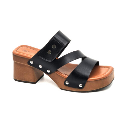 כפכף דמויי עץ רצועות