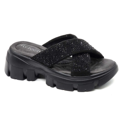 כפכף מוצלב אבנים סוליית ט