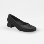 נעלי סירה חרטום מרובע עקב