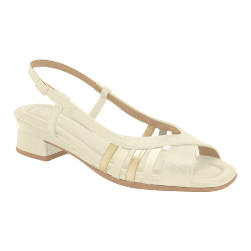 סנדל רצועות עקב מרובע