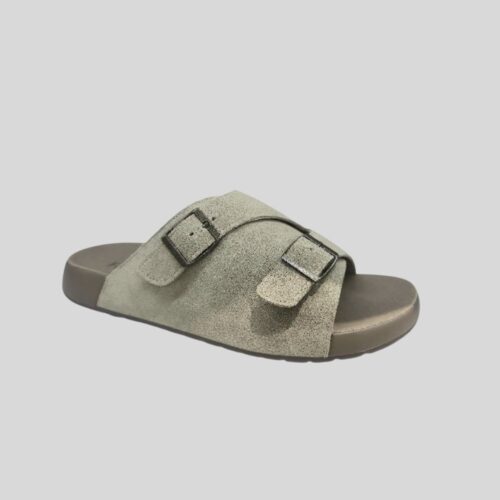 כפכף רצועה רחבה עם אבזמים