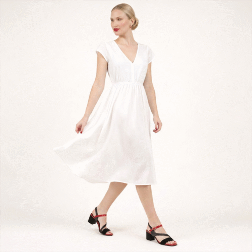 סנדלי עקב מעור רצועה אל