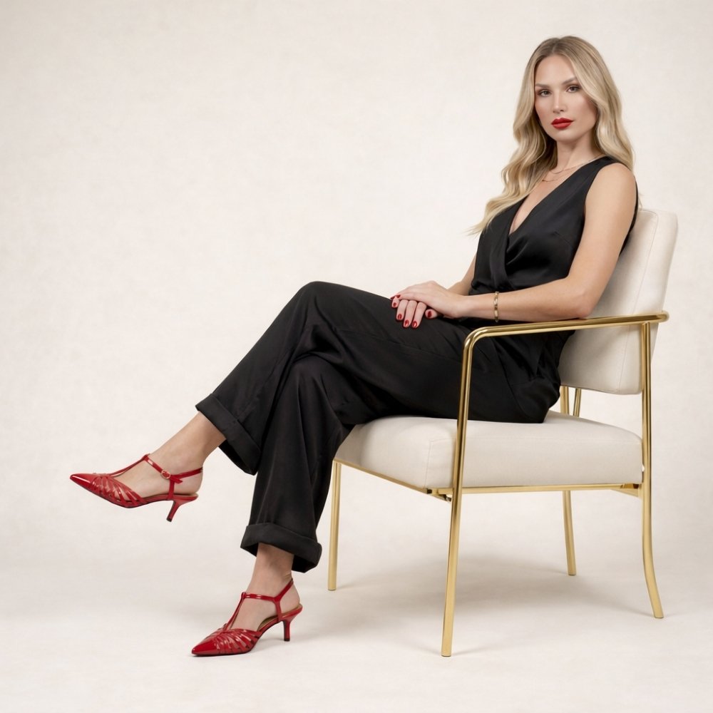 סנדל אלגנטי רצועות דקות