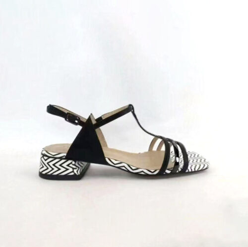 סנדל עקב קטן צבעוני