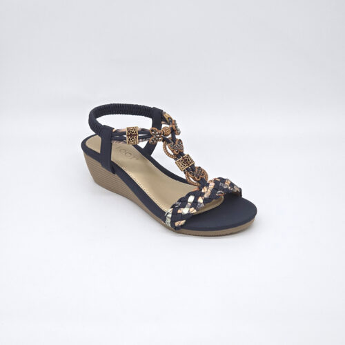 סנדל עקב רוקי חרוזים