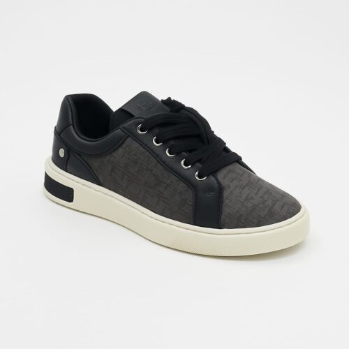 סניקרס שרוכים בשילוב טקסט