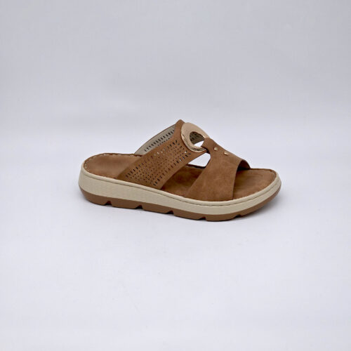 כפכף רצועה רחבה טבעת מתכת