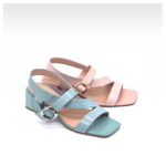 סנדל רצועות מוצלבות אבזם