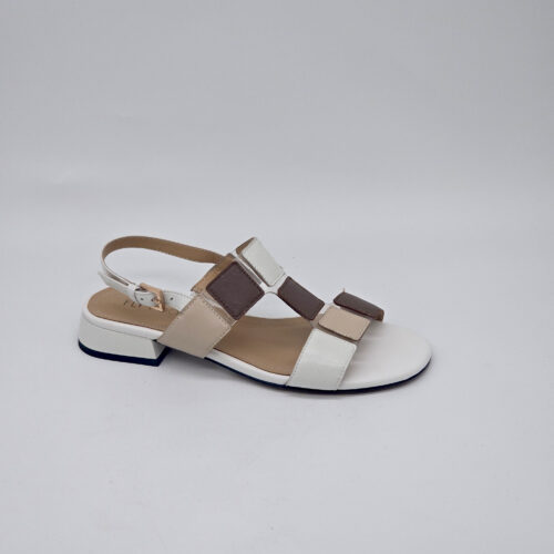 סנדל שטוח משולב צבעים