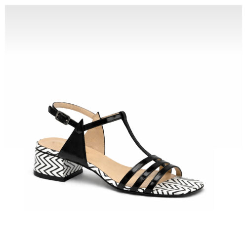 סנדל עקב קטן צבעוני