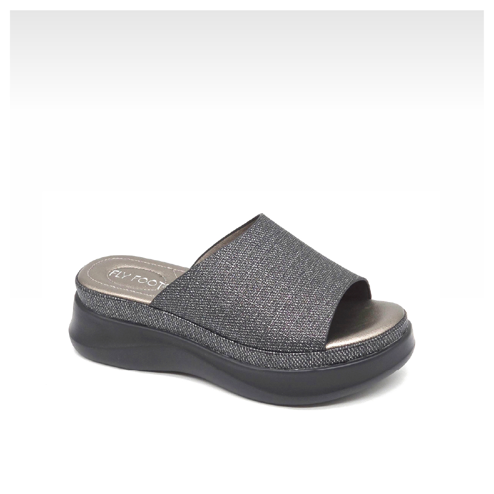 כפכף טקסטורה סוליה מוגבהת