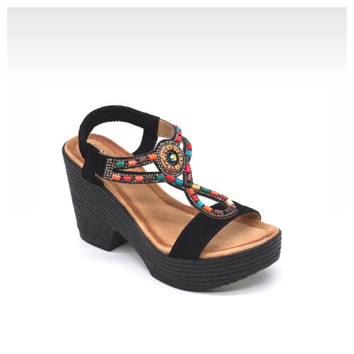 סנדל עקב חרוזים